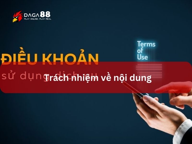 Trách nhiệm về nội dung tại trang web Trách nhiệm về nội dung tại trang web